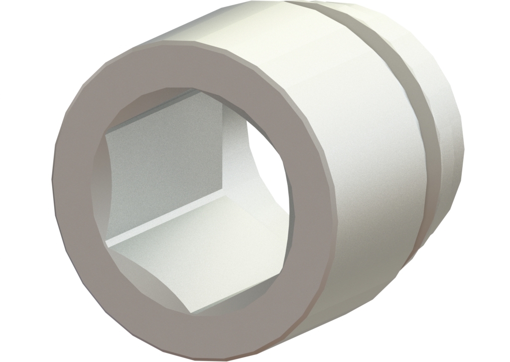 P.SLKP125.ZK Schuiflaskop. Prefab 5/4" ZK groef